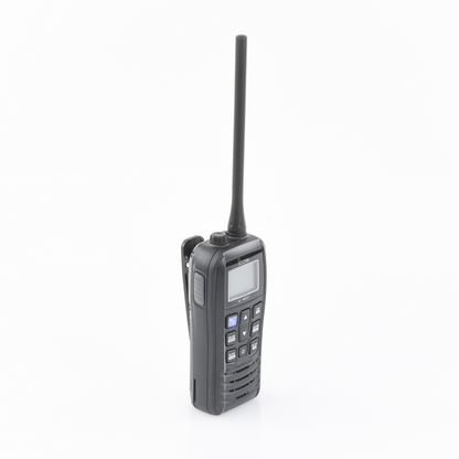 Radio Marina VHF / 6W Potencia Transmisión / IP57 Submersible 1m 30min / Flotación con Alarma / 156-163 MHz / Dualwatch-Triwatch