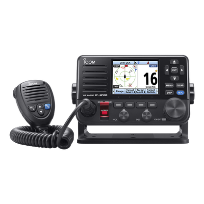 Radio VHF Marino Clase D / DSC / WLAN / IP68 / GNSS / 25 W / Pantalla Color TFT / COMMANDMIC 7 Versión sin AIS