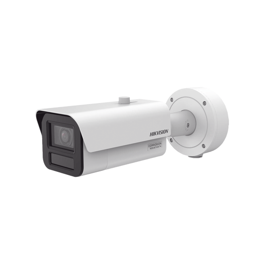Bala IP 4 Megapixel / Lente Mot. 2.8 - 12 mm / 60 mts IR EXIR / 2 Analiticos Simultaneos / DeepinView / 2 Micrófonos Integrados / IP67 / IK10 / H.265+ / WDR 150 dB / Captura Facial / Búsqueda por Atributos / Micro SD