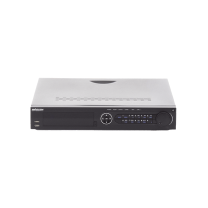 DVR 32 Canales TurboHD + 16 Canales IP / 3K Lite / 5 Megapixel Lite / 4 Bahías de Disco Duro / Audio por Coaxitron / AcuSense / POS / Videoanalisis / 16 Entradas y 4 salidas de Alarma