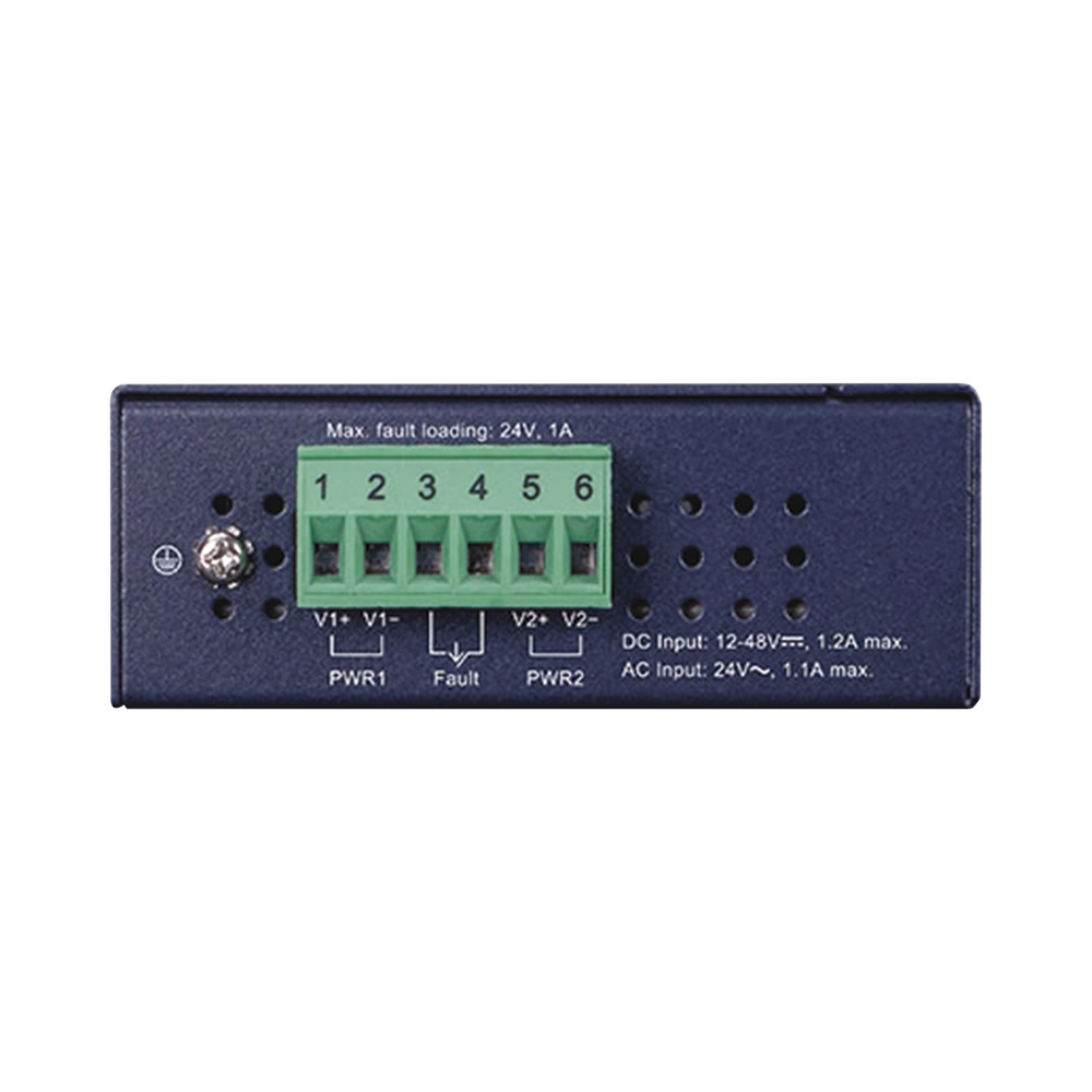 Switch Industrial No Administrable de 8 Puertos Gibabit 10/100/1000T, Diseñado para Montaje en Pared y Riel DIN