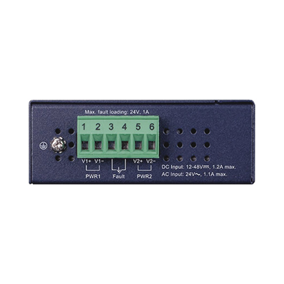 Switch Industrial No Administrable de 8 Puertos Gibabit 10/100/1000T, Diseñado para Montaje en Pared y Riel DIN
