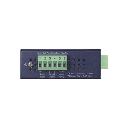 Convertidor de medios industrial PoE+ 1000BASE-SX a 10/100/1000BASE-T 802.3at (SC,MM) -550 m