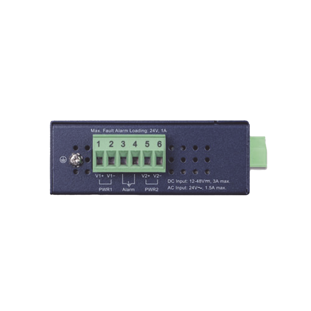 Convertidor de Medios Industrial PoE+ 1000BASE-LX a 10/100/1000BASE-T 802.3at (SC,SM) -20 km