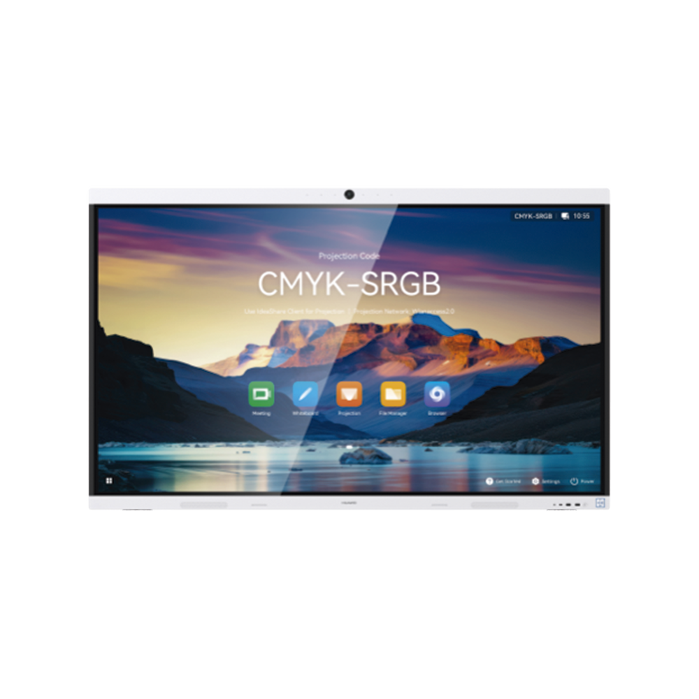 HUAWEI IdeaHub B3, Pantalla interactiva para Colaboración Inteligente, 65", 4K UHD, Harmony, Wi-Fi 6, Seguimiento de Voz, BYOM, Administración desde la Nube Gratis, blanco Jade