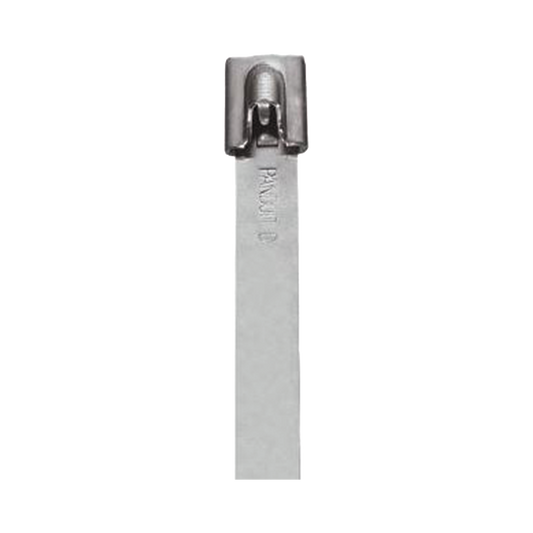 Cincho StrongHold  de Acero Inoxidable Tipo 304, 201 mm largo x 6.6 mm ancho, Color Metálico, Paquete de 100pz