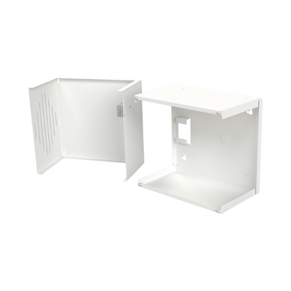 Gabinete para Resguardo de Sirena de 30 W (SF581A o SF581L No incluida), Preparación para Tamper (No incluido).