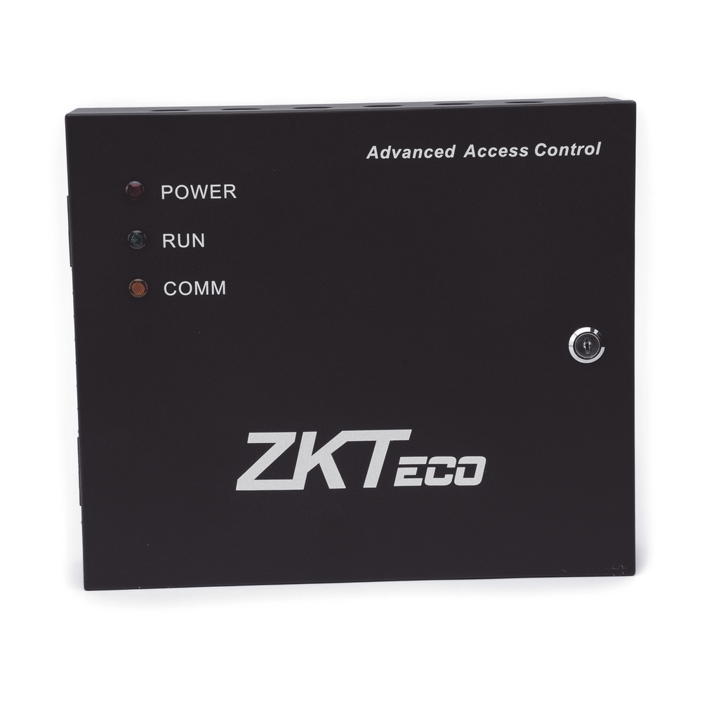 Controlador de Acceso 2 Puertas / 20,000 Huellas / 30,000 Tarjetas / ADMS PUSH / TCP/IP / Gabinete y Fuente 12V/5A