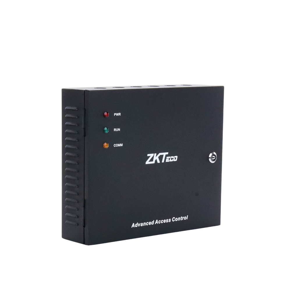 Controlador de Acceso 4 Puertas / 3,000 Huellas 30,000 Tarjetas / TCP/IP / Gabinete Metálico y Fuente 12V 5A