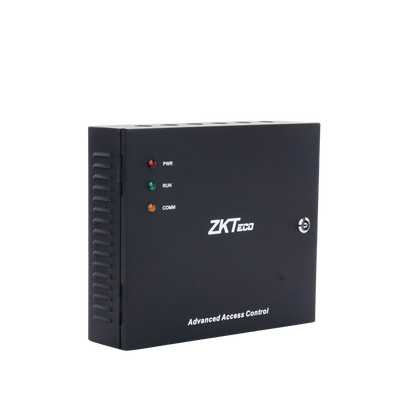 Controlador de Acceso 4 Puertas / 3,000 Huellas 30,000 Tarjetas / TCP/IP / Gabinete Metálico y Fuente 12V 5A