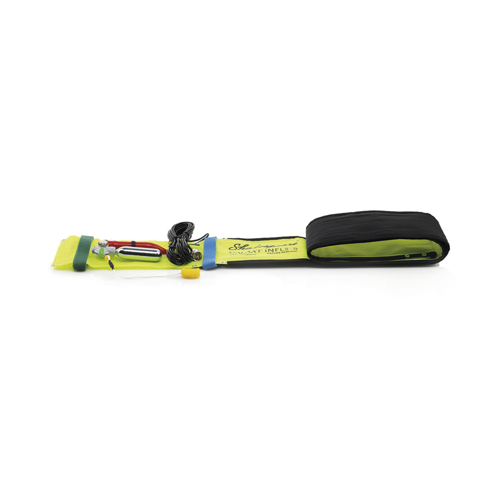 Antena marina inflable para uso en casos de emergencia.