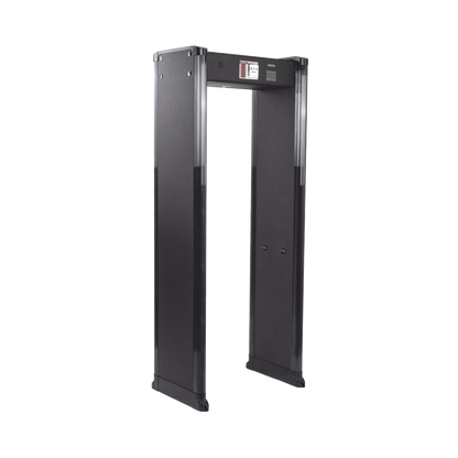 Arco Detector de Metales de 6 Zonas para Intemperie con Anclaje para Fijarse al Piso. Incluye Sensor IR para evitar falsas Alarmas / Certificado por la Administración Federal de Aviación de EE. UU. (FAA)