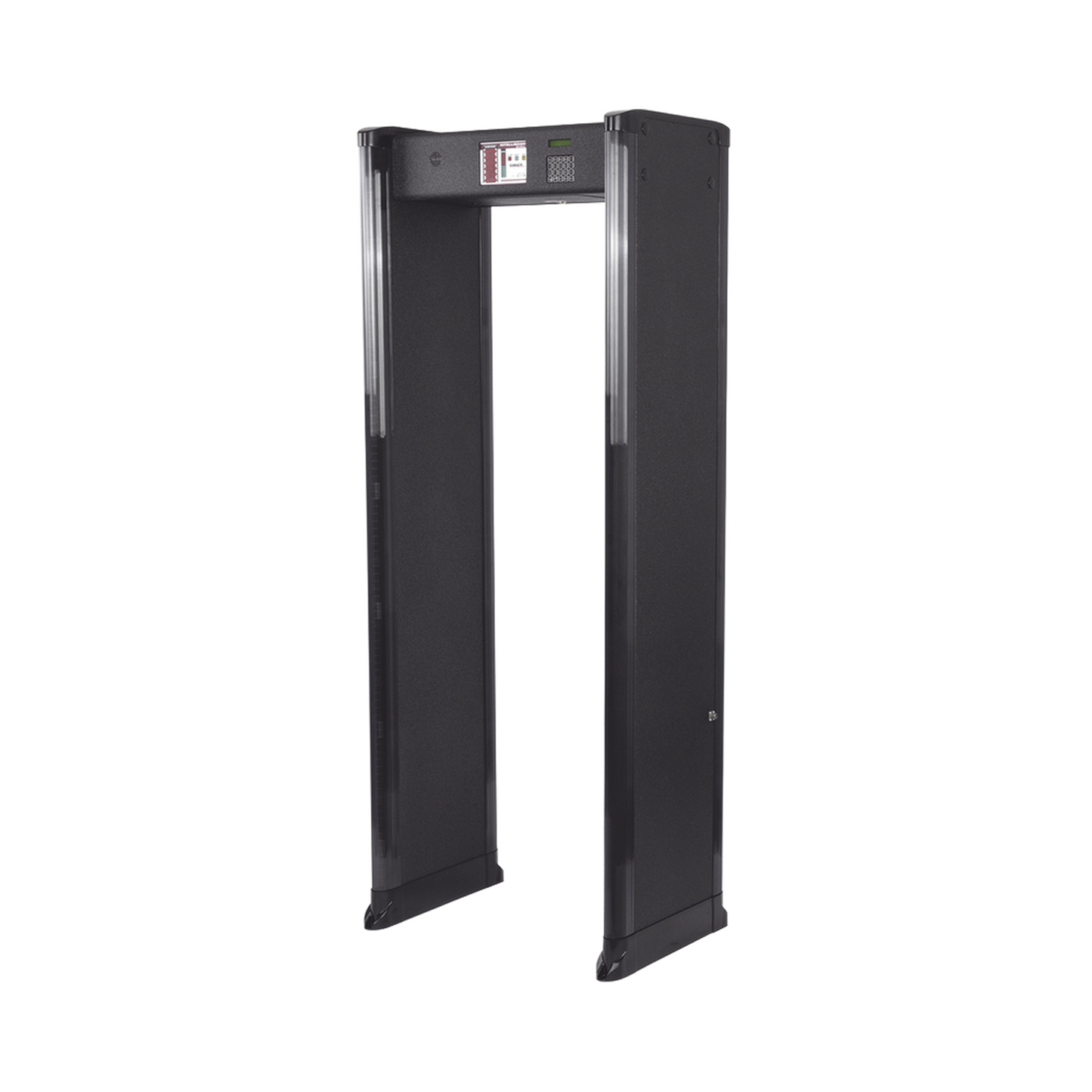 Arco Detector de Metales de 6 Zonas para Intemperie con Anclaje para Fijarse al Piso. Incluye Sensor IR para evitar falsas Alarmas / Certificado por la Administración Federal de Aviación de EE. UU. (FAA)
