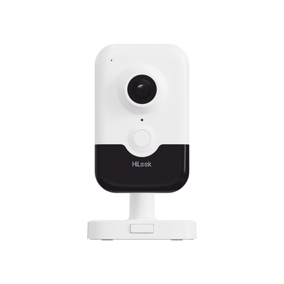 Cubo IP 2 Megapixel / Lente 2.8 mm (Gran Angular) / Audio Bidireccional / WiFi / Memoria Micro SD /AcuSense / Notificacion Push / Interior / H.265+