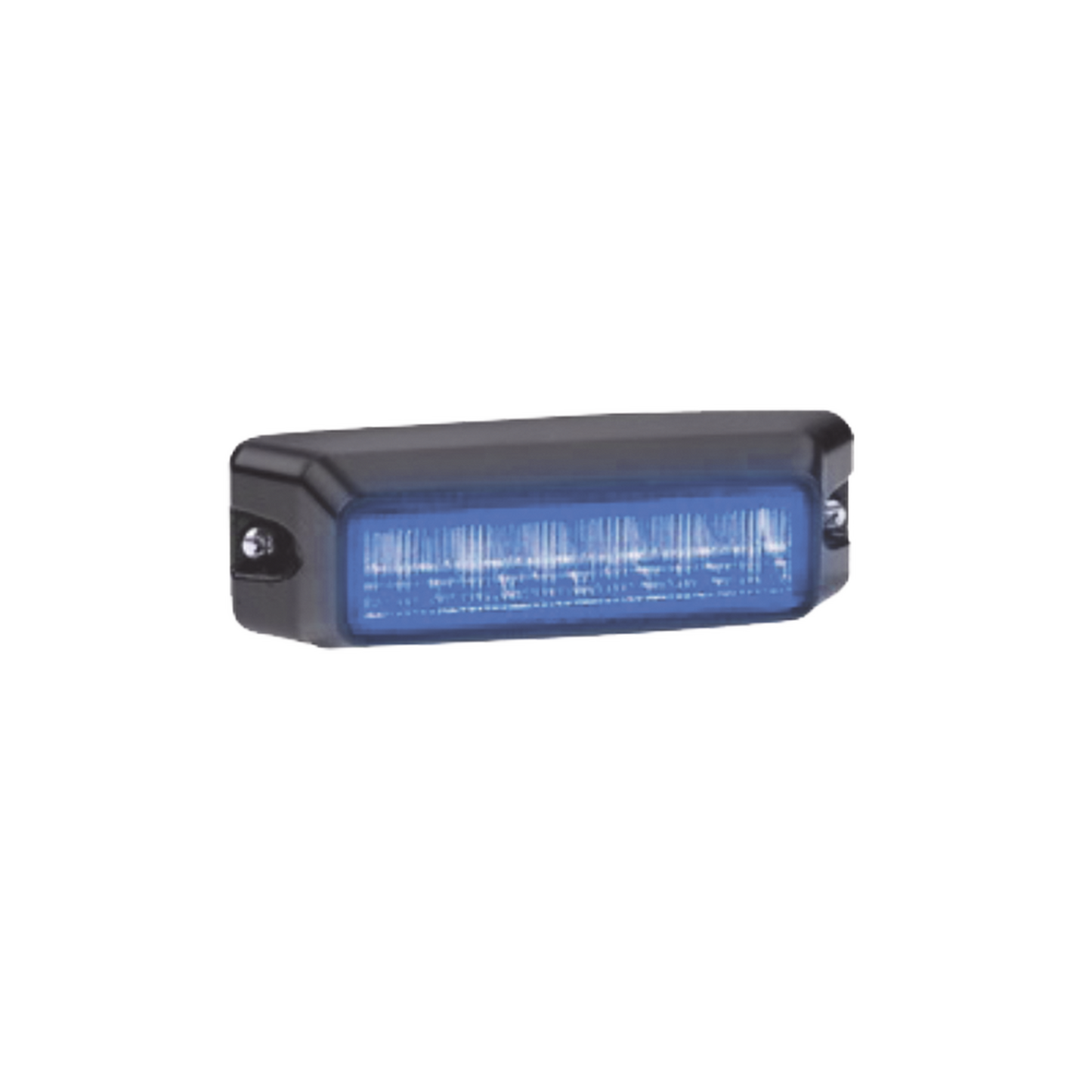 Luz auxiliar de 6 LED, Flasher Integrado, Color Azul, Mica Transparente