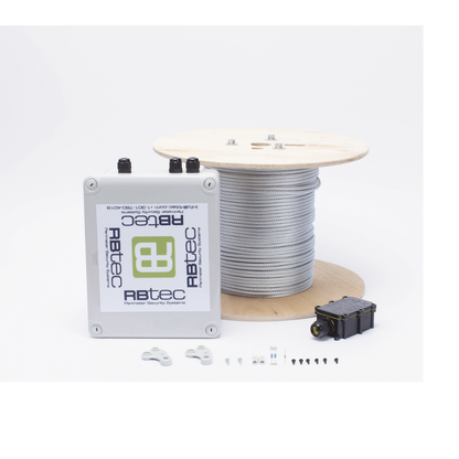 Kit de Cable Sensor Perimetral IRONCLAD para Cercas Ciclónicas / 152 METROS / 1 ZONA / Sin Falsas Alarmas por Viento / TODO Incluido/TARJETA LPU400/ Calibración por Software