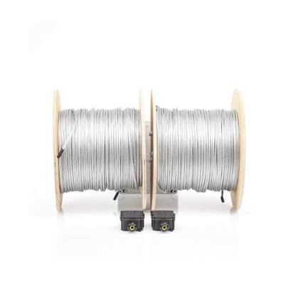 Cable Sensor Perimetral IRONCLAD / 610 m (2,000 ft) / 2 Zonas / Cerca Ciclónica / Sin Falsas Alarmas por Viento / Tarjeta LPU400 / Calibración por Software