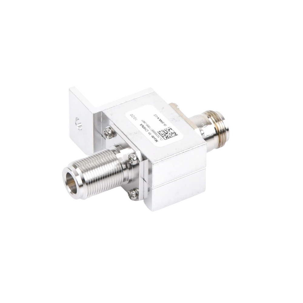Protector Coaxial RF / 125-1000 MHz / 50 Ω / Conectores N Hembra / Bloqueo DC / 40 kA