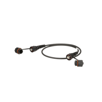Patch Cord Cat6A IndustrialNet, Blindado S/FTP, Con Plug Industrial y Tapa en Cada Extremo, 3 Metros (9.84 Pies)