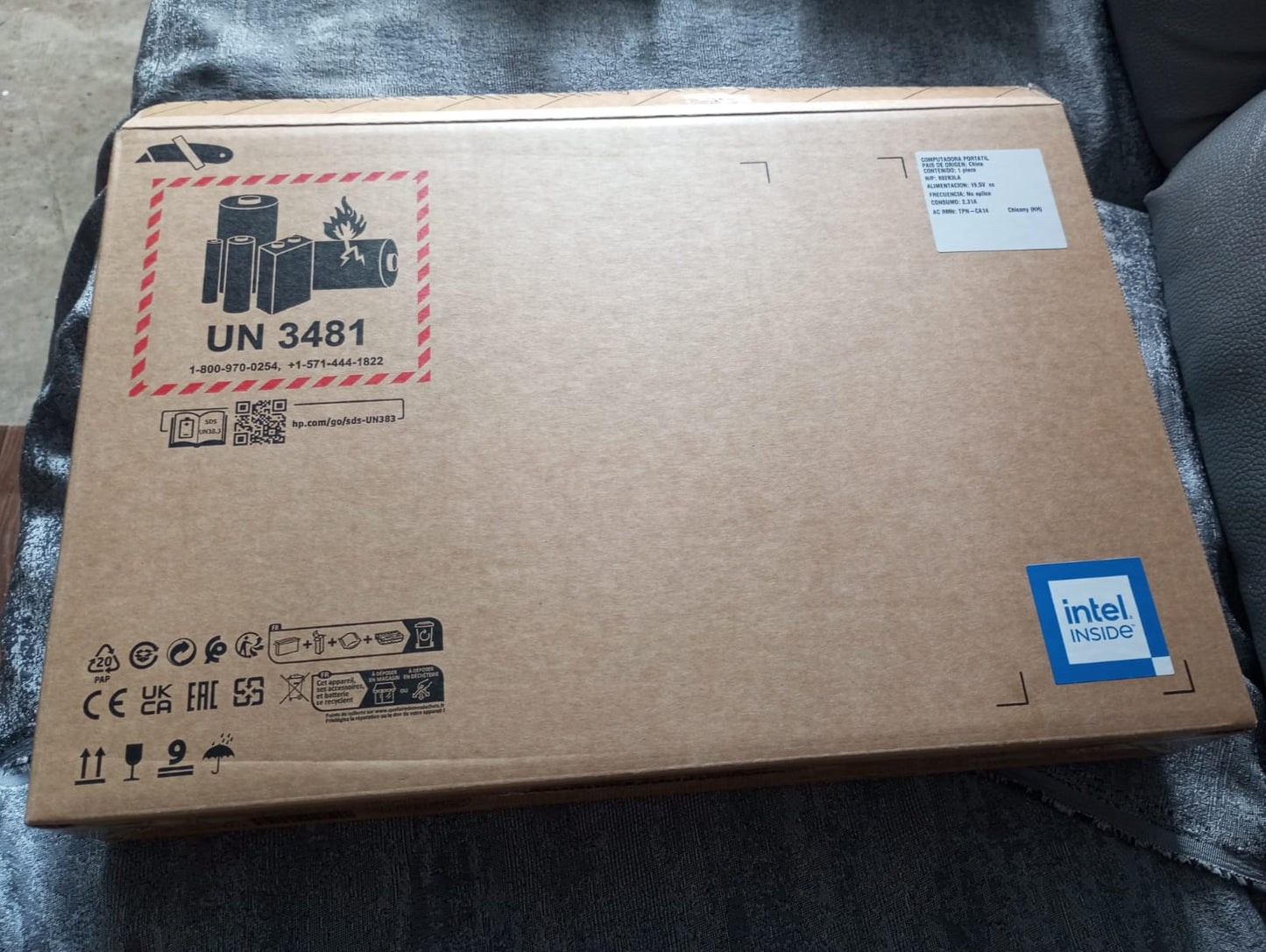 Laptop HP Intel(R) Celeron(R) N4120 16GB Ram Disco Solido 256GB 8 NUCLEOS