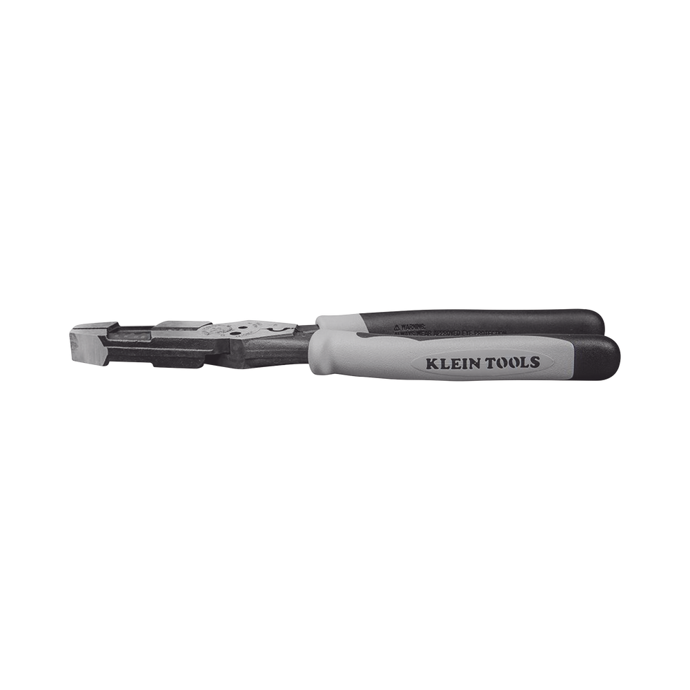 Pinza Híbrida con Ponchadora de 8". Pela Cable Sólido de 10-14 AWG y Cable Trenzado de 12-16 AWG