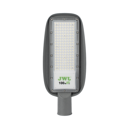 Luminaria LED  de 100 W / 100 - 265 V CA~50/60 Hz / Fotocelda  / Color Blanco/ Dimensiones 200 x 465 x 78 mm / Ángulo de Luz 135°.