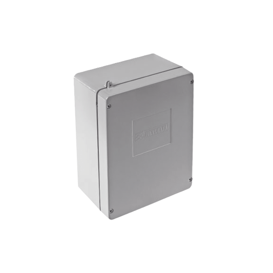 Caja de Unión de Aluminio sin orificios para interiores y exteriores.