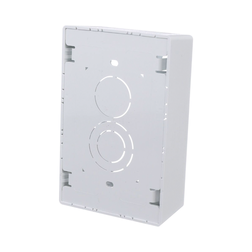 Caja de Pared Superficial, Uso Universal con Placas de Pared, con Cinta Adhesiva, Color Blanco