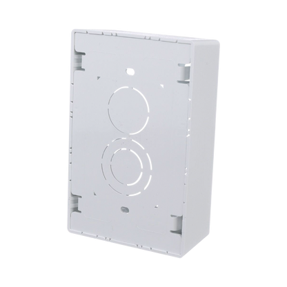 Caja de Pared Superficial, Uso Universal con Placas de Pared, con Cinta Adhesiva, Color Blanco