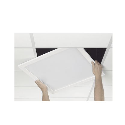 Panel LED / Luz Blanca 6 500 K / Empotrado o Suspendido / 59.5 x 59.5 cm /  40 W / 127 Vca~60Hz / Vida Útil de 50,000 horas / Ángulo de Luz de 140°
