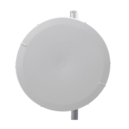 Antena Direccional de Alto Rendimiento/ Parábola profunda para mayor aislamiento al ruido / 29 dBi / 4.9 - 6.4 GHz / Conector de guía de onda para radios B5x y C5x / Fácil Montaje y Soporte de acero inoxidable / Radomo Incluido