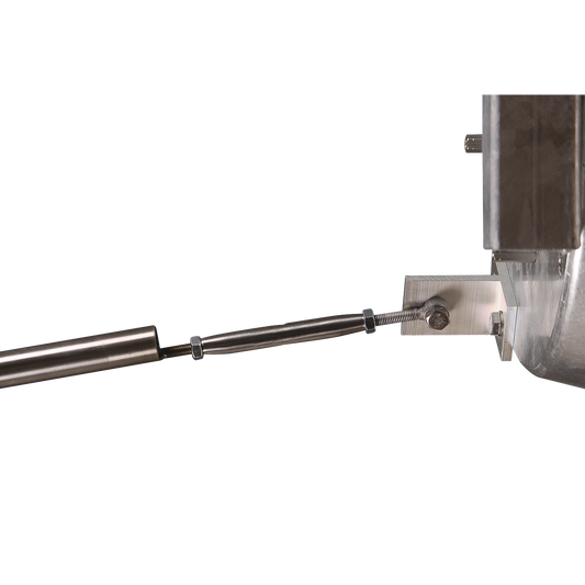 Montaje ajustable para mayor estabilidad y alineación de antenas JRMA01200 y JRCDD35DUPLEX