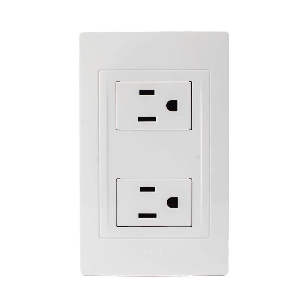 Contacto Dúplex de 127 V~60 HZ 15 A / Color Blanco.