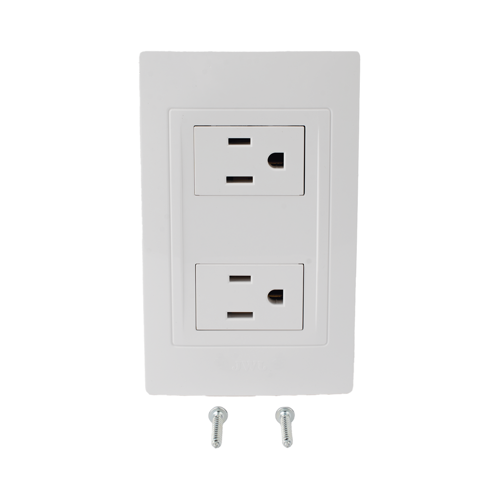 Contacto Dúplex de 127 V~60 HZ 15 A / Color Blanco.