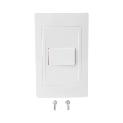 Apagador Escalera Sencillo de 127 V~60 Hz 10 A/ Color Blanco.