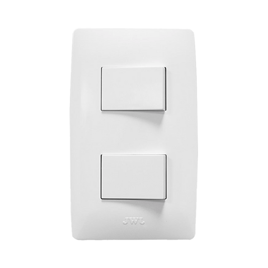 Apagador Doble de 127 V~60 Hz 10 A/ Color Blanco.