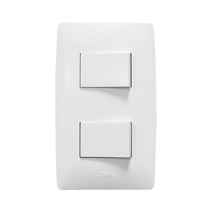 Apagador Escalera Doble de 127 V~60 Hz 10 A/ Color Blanco.