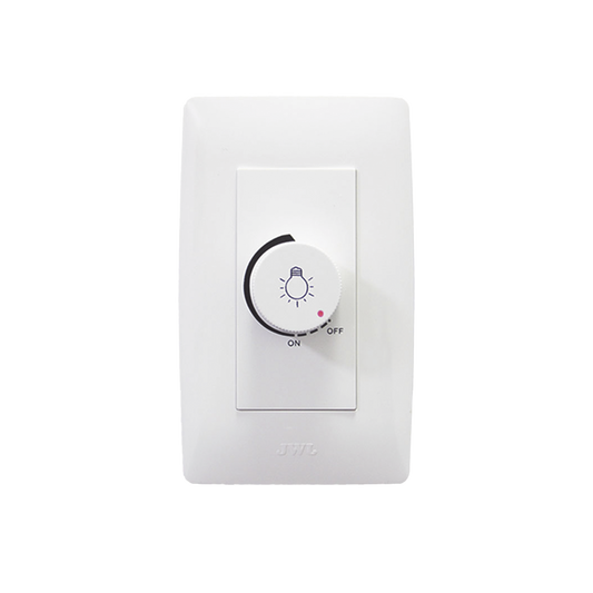 Dimmer Rotativo para Lámpara Incandescentes / 300 W 127 V CA / Color Blanco.
