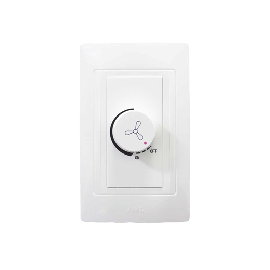 Dimmer Rotativo para Ventilador / 300 W 127 V CA / Color Blanco.