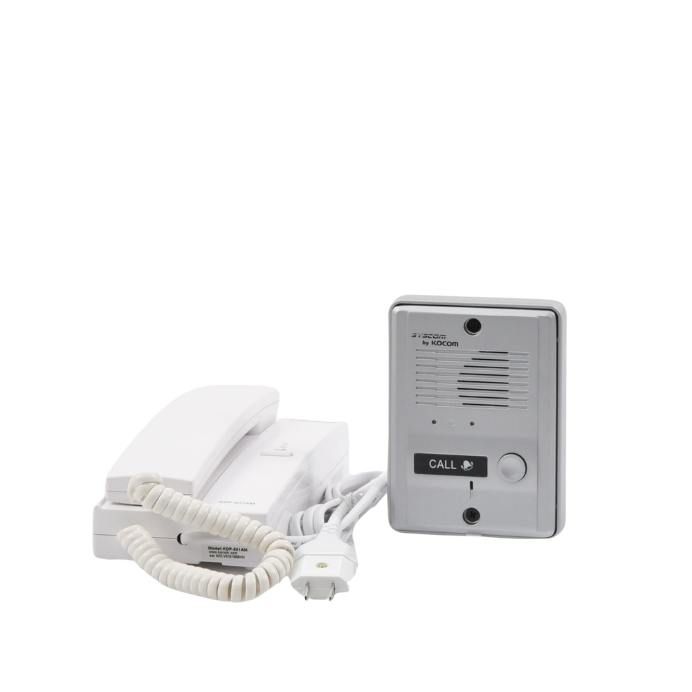 Kit de audio portero con un auricular (expandible hasta 3 auriculares)