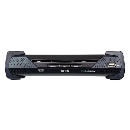 Receptor KVM IP | Dual Display USB | Baja Latencia | 1920 x 1200 60Hz | RS232