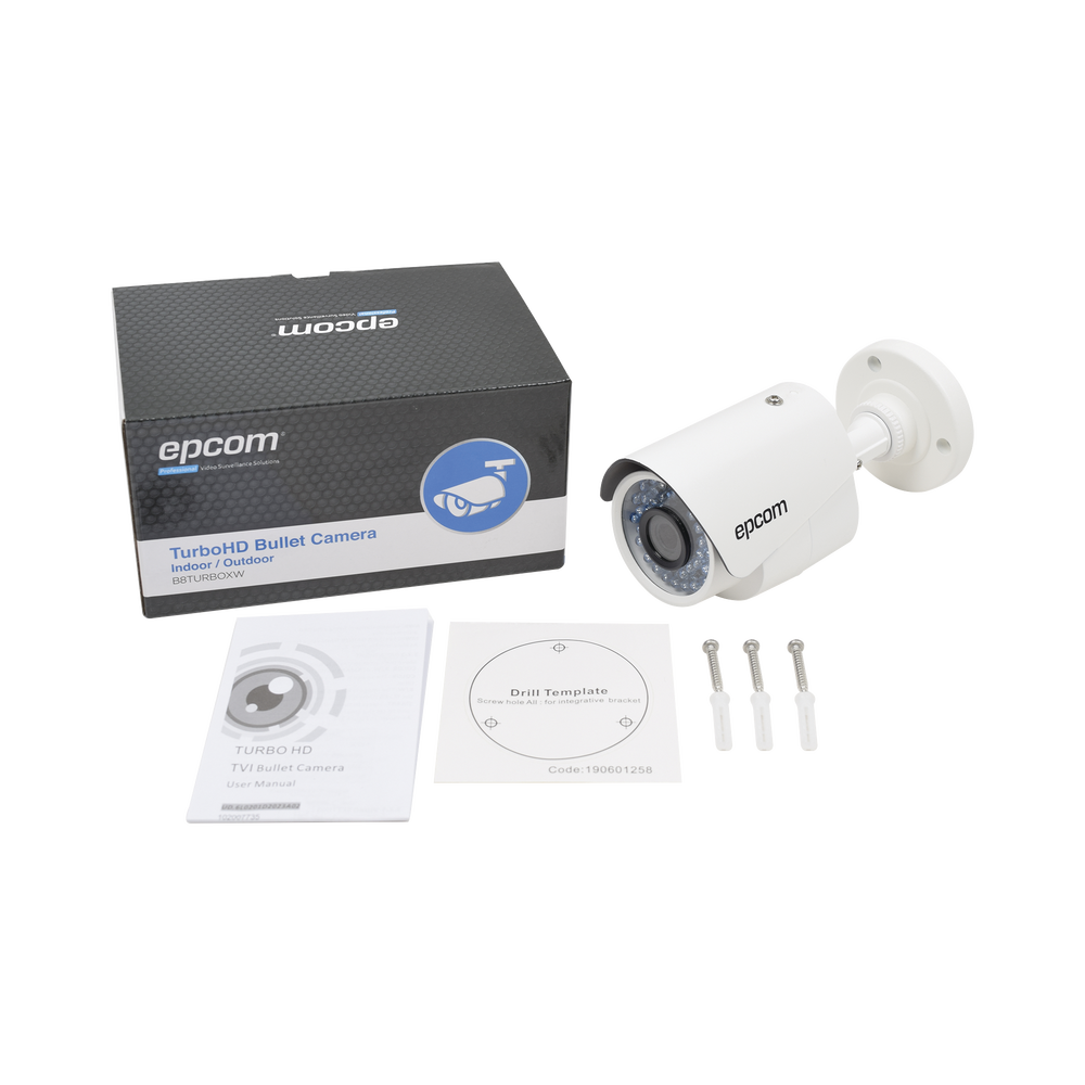 KIT TurboHD 1080p / DVR 8 Canales / 4 Cámaras Bala (exterior 2.8 mm) / 4 Cámaras Eyeball (exterior 2.8 mm) / Transceptores / Conectores / Fuente de Poder Profesional hasta 15 Vcc para Largas Distancias