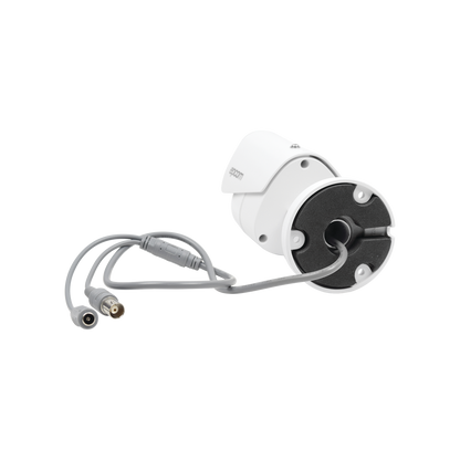KIT TurboHD 1080p / DVR 8 Canales / 4 Cámaras Bala (exterior 2.8 mm) / 4 Cámaras Eyeball (exterior 2.8 mm) / Transceptores / Conectores / Fuente de Poder Profesional hasta 15 Vcc para Largas Distancias