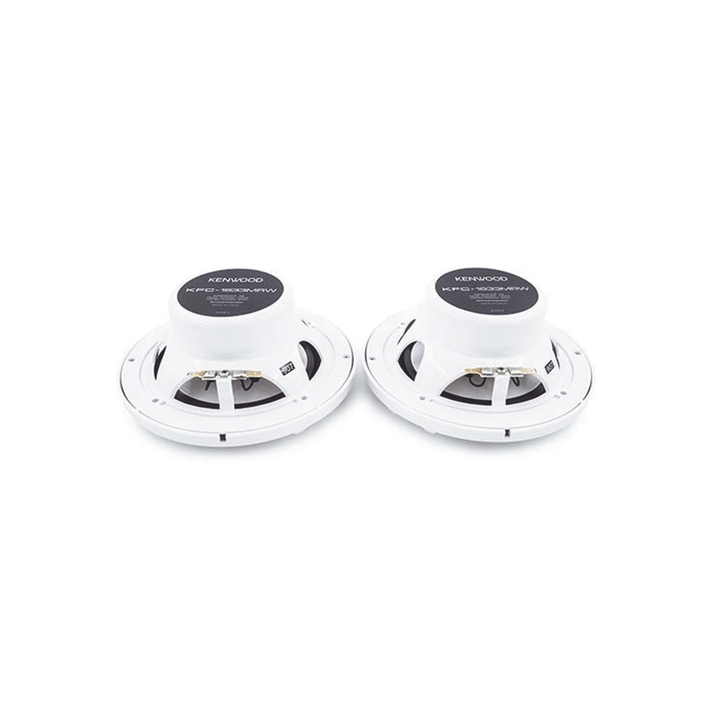 Par de altavoces fabricados en grado marinos en color blanco de 6.5" potencia máxima de 150 W