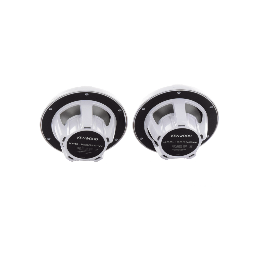Par de altavoces fabricados en grado marinos en color blanco de 6.5" potencia máxima de 150 W