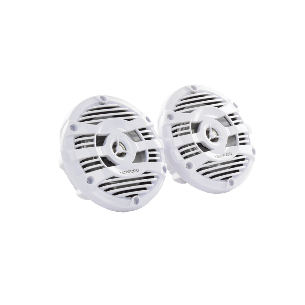 Par de altavoces fabricados en grado marinos en color blanco de 6.5" potencia máxima de 150 W