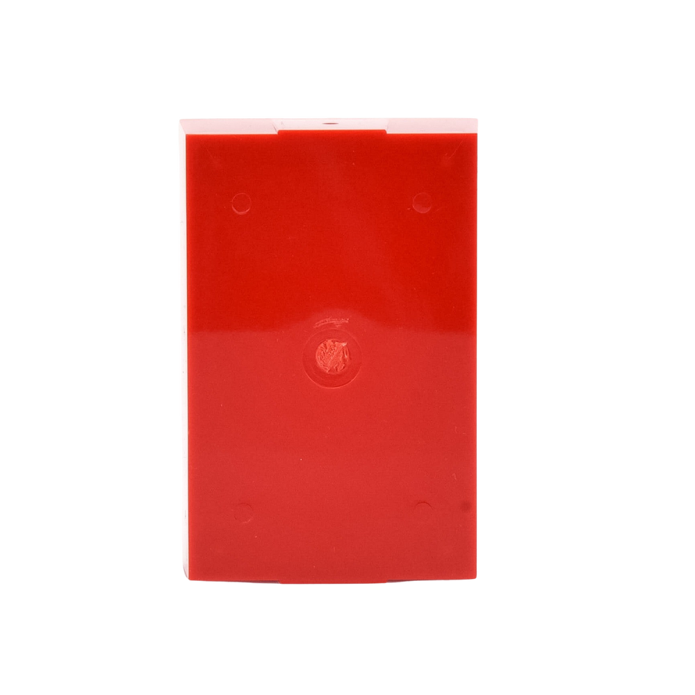 Caja trasera de montaje color rojo para estaciones de parada STOPPER