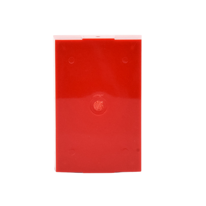 Caja trasera de montaje color rojo para estaciones de parada STOPPER
