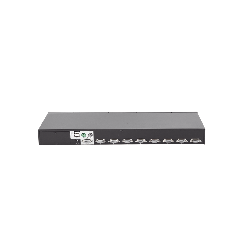 Switch Para Monitor KVM de 8 Puertos VGA, Permite el Acceso y Controla Hasta 8 Computadoras Desde Una Sola Consola (Teclado, Ratón y Monitor).