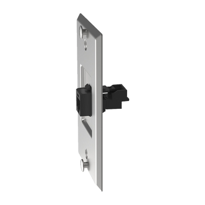 Placa de Pared Telefónica, Salida de 1 Puerto Keystone, Con Jack Cat6 Estilo 110 de Impacto, de Acero Inoxidable